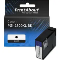 PrintAbout Huismerk Canon PGI-2500XL BK Inktcartridge Zwart Hoge capaciteit