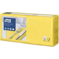 Tork Serviet Tork 33x33 cm 3-lag Gul,10 pk x 150 stk/krt