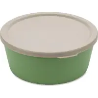Koziol Kom met deksel, 0.4 L, Organic, Blad Groen - Koziol | Connect Bowl