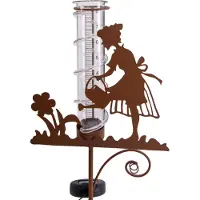 Naeve Deco-solarlamp buiten 5282614, bruin / roest, metaal, solar tuinverlichting