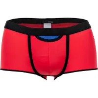 Hom Boxershorts 'Plume Up HO1' rood / zwart