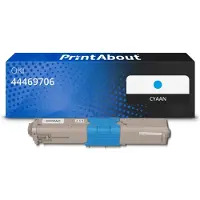 PrintAbout Toner 44469706 Cyaan geschikt voor OKI