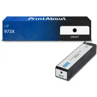 PrintAbout Inktcartridge 973X (L0S07AE) 4-kleuren Multipack Hoge capaciteit geschikt voor HP