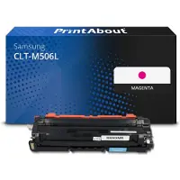 PrintAbout Toner CLT-M506L (SU305A) Magenta Hoge capaciteit geschikt voor Samsung