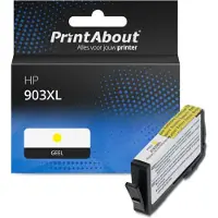 PrintAbout Huismerk HP 903XL (T6M11AE) Inktcartridge Geel Hoge capaciteit