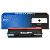 PrintAbout Toner 106A (W1106A) Zwart geschikt voor HP