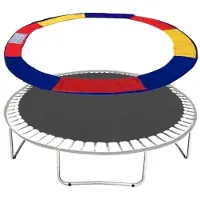 Springos Trampoline Beschermrand | 305-312 cm | Meerkleurig