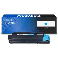 PrintAbout Huismerk Kyocera TK-5140C Toner Cyaan