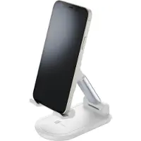 Cellularline Tafelstandaard Passieve houder voor mobiele telefoon/smartphone, Tablethouder, Wit