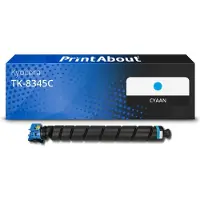 PrintAbout Huismerk Kyocera TK-8345C Toner Cyaan