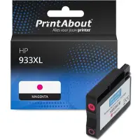 PrintAbout Huismerk HP 933XL (CN055AE) Inktcartridge Magenta Hoge capaciteit
