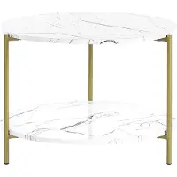 Beliani REVA - Salontafel - Wit - MDF