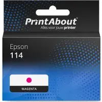 PrintAbout Inktcartridge 114 (C13T07B340) Magenta geschikt voor Epson