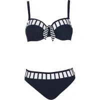 Sunflair Bikini navy / wit