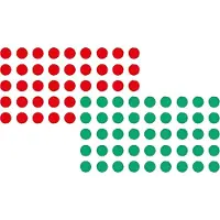 Franken Markeringspunten Papier Groen, rood 1040 Stuks