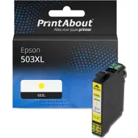 PrintAbout Inktcartridge 503XL (C13T09R44010) Geel Hoge capaciteit geschikt voor Epson