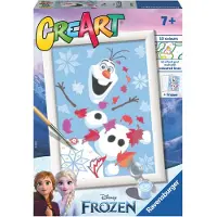 Ravensburger CreArt Disney Frozen Cheerful Olaf - Schilderen op nummer voor kinderen