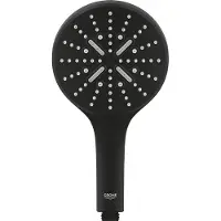 GROHE Rainshower SmartActive 130 Handdouche - 13Ø - 3 straalsoorten - phantom black 22127kf0