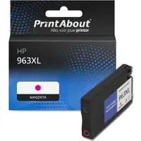 PrintAbout Huismerk HP 963XL (3JA28AE) Inktcartridge Magenta Hoge capaciteit