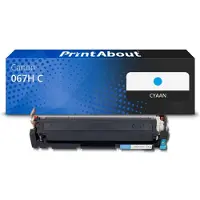 PrintAbout Huismerk Canon 067H C Toner Cyaan Hoge capaciteit