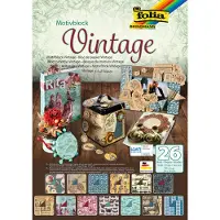Folia Motivblock "Vintage", 240 x 350 mm, 26 Blatt