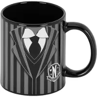 KARACTERMANIA - Wednesday - Uniform - Mok in geschenkverpakking - Mokken - koffietassen - Zwart