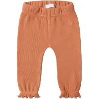 Noppies Leggings donkeroranje / wit