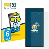 BROTECT - Screenprotector voor Samsung Galaxy S24 Ultra - Folie Beschermfolie matte 6 Stuks