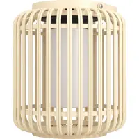 Eglo Marliano Solar Tafellamp Buiten - Zonne-energie - LED - 24 cm - Bruin/Zwart/Wit - Hout - Oplaadbaar