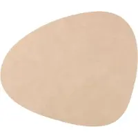 Lind DNA Placemat Curve L Hippo Sand (Set van 4)-37 x 44 cm