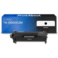 PrintAbout Huismerk vervangt Brother TN-3600XXLBK Toner Zwart Extra hoge capaciteit