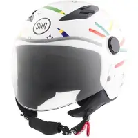 BHR 838 Kids – Kinderhelm Scooter – Veiligheid voor uw Kind – Scooterhelm voor Kinderen – Kinderhelm Motor - Potloden – Maat L
