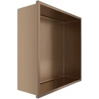BES LED Inbouwnis - Leoni Nima - 30x30x10cm - Geborsteld Koper