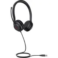 Yealink UH35 (zwart, UC-versie, USB-A, duale aansluiting)