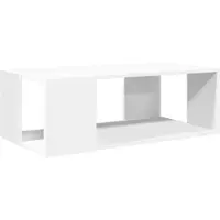 vidaXL Salontafel 89,5x48x30 cm bewerkt hout wit