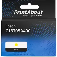 PrintAbout Huismerk Epson C13T05A400 Inktcartridge Geel Hoge capaciteit