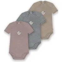 Normani Rompertje/body 'Tauranga' beige gemêleerd / duifblauw / oudroze