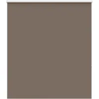 vidaXL Rolgordijn verduisterend koffie 140x130 cm stofbreedte 136,6 cm