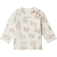 Noppies Shirt 'Baxton' beige / lichtbruin / pastelgroen / oranje