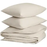 Yumeko Dekbedovertrek set Katoen TENCEL 240x220 Beige - Eco, Bio & Fairtrade