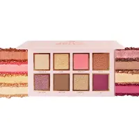 BH Cosmetics x Mrs Bella All Eyes On You Palette | 8-in-1 Oogschaduw & Gezichtspalet | Warme Romantische Tinten | Vegan & Dierproefvrij