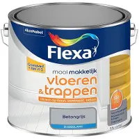 Flexa - Mooi Makkelijk Vloeren & Trappen Zijdeglans - Betongrijs - Mengverf - 2,5 L