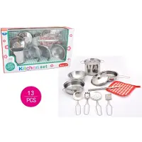 Amuuso Metalen Pottenset +Acc 13 Delig.