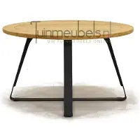 Taste by 4 Seasons Tuintafel Basso Teak 130 cm Rond