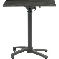 SenS-Line Julia HPL bistro table 70x70cm grey