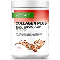 Vit4ever Collageen Plus - 500 g poeder met MSM, glucosamine HCL, hyaluronzuur, wierookextract - 100% bioactieve collageenhydrolysaatpeptiden - collageen type 1 & 3 - Colasmaak