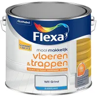 Flexa - Mooi Makkelijk Vloeren & Trappen Zijdeglans - Wit Grind - Mengverf - 2,5 L