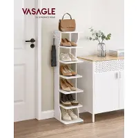 Vasagle Schoenenrek - Schoenen Rek - Schoenenrek Wit - Schoenenrek Hout - Schoenenrek Deur - Schoenenbank - Schoenen - Schoenenkast - Schoenenkasten - Schoenen Kast - Organizer - Organizer Schoenen