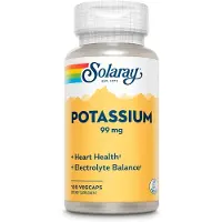 Solaray Kaliumcitraat 99 Mg 60 Eenheden