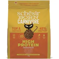 Schesir 8x Born Carnivore Kattenvoer Chicken & Egg 255 gr